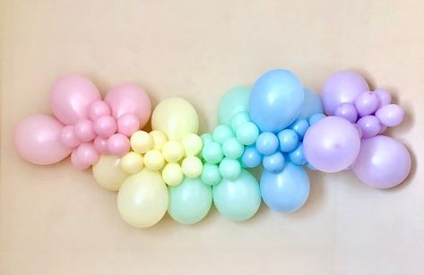 Rainbow Balloon Garland DIY Kit~Unicorn Party Balloons~Rainbow Balloon~Unicorn Decor~Baby Shower~First Birthday~Bridal Shower~Rainbow Arch Shopkins Birthday Party Cake, Rainbow Party Theme, Rainbow Balloon Garland, Unicorn Party Balloons, Balloon Unicorn, Balloons Rainbow, Balloon Bar, Rainbow Balloon Arch, Balloon Arch Diy