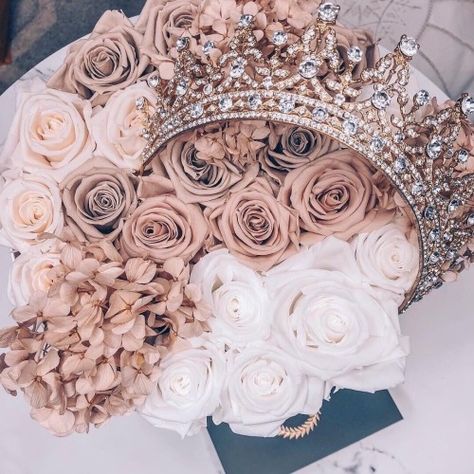 Tiara, Roses, Crown, Queen, Flowers