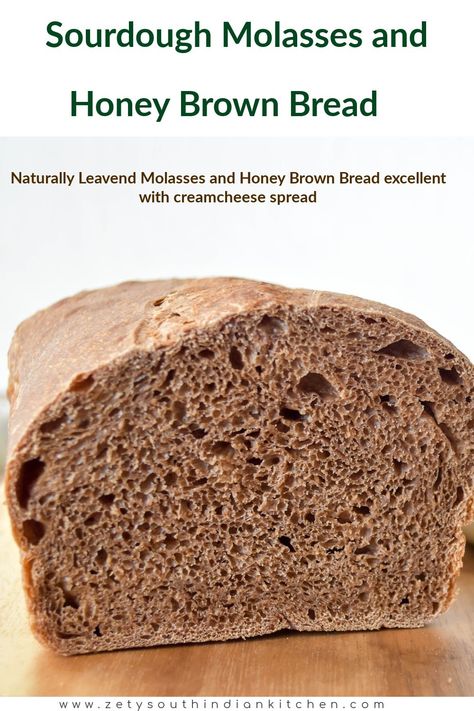 Cheesecake Factory Bread, Cheesecake Factory Brown Bread, Anadama Bread, Molasses Bread, South Indian Kitchen, Homemade Yeast, Sourdough Breads, Baked Breads, Sourdough Bread Sandwiches