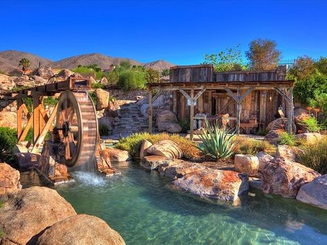 Incredible Backyards, Elegant Pool, Boulder City Nevada, Backyard Water Parks, Lazy River Pool, Nevada Homes, Diving Pool, Living Pool, Luxury Swimming Pools