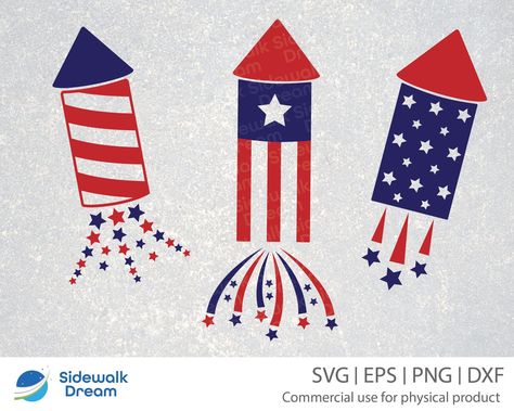 Patriotic 4th of July Crafts to Make with Your Kids Independence Illustration, Fireworks Clipart, 4th Of July Crafts, Kit Carson, Fourth Of July Svg, Stencils For Wood Signs, 4th July Crafts, House Cartoon, 4th Of July Svg