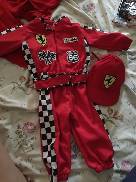 Ferrari Theme Birthday Party Decorations, Race Car Bday Theme, 2 Fast 2 Curious Birthday Outfit, Ferrari 1st Birthday Party, Car Race Birthday Theme, Car Racing Theme Party Boy Birthday, Race Car Birthday Outfit, 1st Birthday Boy Race Car Theme, Racing Car Themed Birthday Party