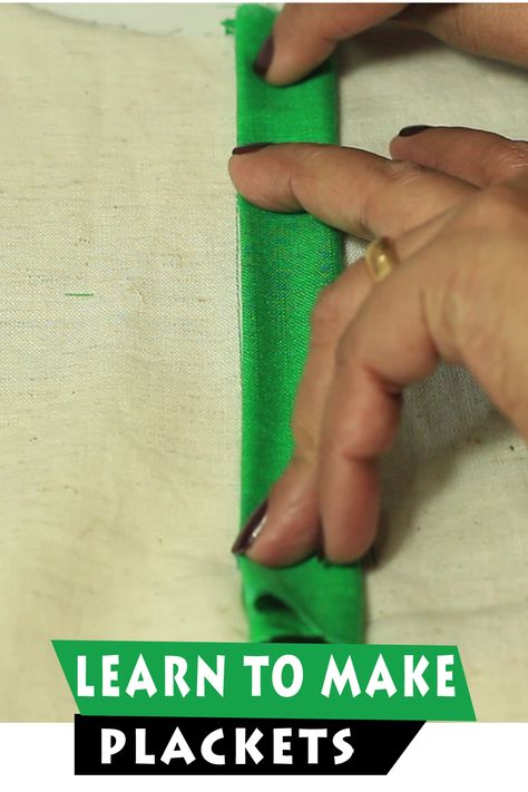 Placket Tutorial Video, How To Sew A Placket Neckline, Placket Tutorial, Neat Method, Sewing Collars, Diy Barbie Clothes, Fashion Sewing Pattern, Sewing Tips, Sewing Techniques