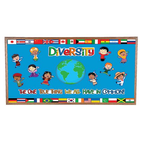 Diversity in Common Multicultural Bulletin Board Set - OrientalTrading.com