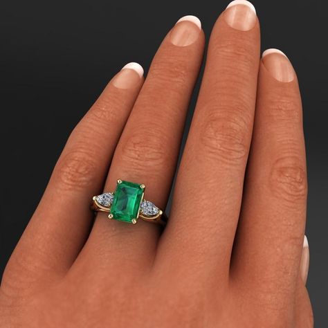 Crazy Rich Asians Ring, Crazy Rich Asians, Emerald And Diamond Ring, Green Emerald Ring, Gold Color Ring, Gold Diamond Wedding Band, Gold Rings Jewelry, Wedding Accessories Jewelry, Emerald Engagement