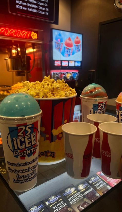 Movies Theater, Movies Theater Aesthetic, Movie Night Asthetics, Movie Theater Snacks Aesthetic, Cinema Snacks, Movie Theaters, Cinema Food, Movie Theater Food, Movie Theater Aesthetic Pics