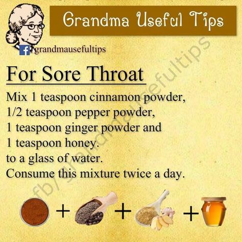 Grandma's love For Sore Throat, Chest Congestion, Natural Healing Remedies, Home Health Remedies, Cold Remedies, Natural Health Remedies, Sore Throat, Natural Home Remedies, Health Info