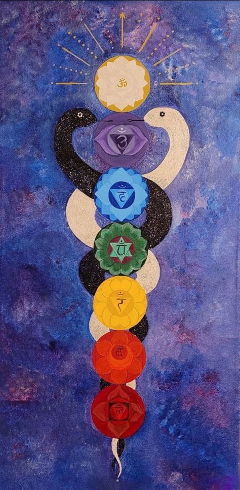 Feminine And Masculine Art, Spiritual Art Painting, Masculine And Feminine Energy, Awakening Art, Darkness And Light, Feminine And Masculine, Light Feminine, Chakra Art, Masculine And Feminine