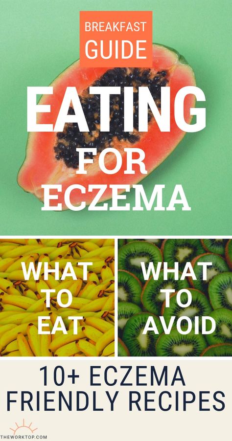 A collection of Eczema Diet Recipes to eat to help your skin glow! If you suffer from eczema, try these foods that are good for your skin. These recipes are suitable for kids and babies, as well as adults. See the recipes on The Worktop. || #eczemadiet #eczema Ezcema Diet, Cucumber Diet, Makanan Diet, Skin Glow, Lose 50 Pounds, What To Eat, Skin Healing, Best Diets, Food Allergies