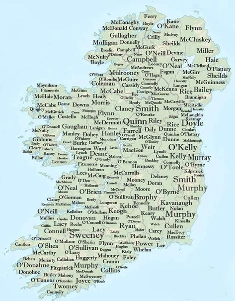 Irish Memes, Irish Last Names, Irish Aesthetic, Ireland Aesthetic, Irish Surnames, Irish Celebration, Irish Genealogy, Irish Ancestry, Irish Names