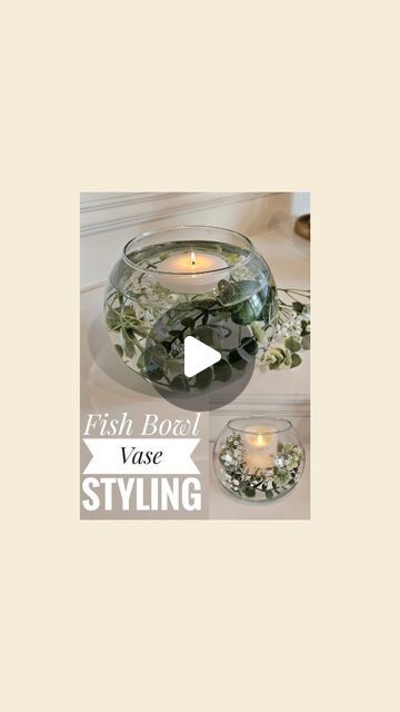 Fish Bowl Arrangements, Fishbowl Centerpiece Table Decorations, Bowl Centerpiece Ideas Wedding, Fish Bowl Flower Centerpiece, Fish Bowl Centerpiece, Fish Bowl Centerpiece Wedding, Fish Bowl Ideas, Bowl Styling, Fishbowl Centerpiece