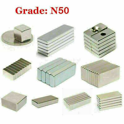 (eBay) 10/20/30/100Pcs N50 Neodymium Rare Block Square Strong Magnet Rare Earth Magnets Rare Earth Magnets, Small Magnets, Usb Flash Drive, Magnets, Place Card Holders, Square, Electronic Products, 10 Things