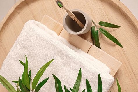 Towel Photography, Best Cooling Sheets, Bamboo Towels, Bamboo Bedding, Spa Retreat, Bamboo Sheets, Fast Growing Plants, Shower Routine, Cotton Bath Towels