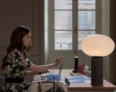 Emily In Paris Office Interior, Emily In Paris Work, Emily In Paris Office, Emily In Paris Aesthetic, Comfort Films, Paris Lifestyle, Work Vision Board, Galaxy Stuff, Aesthetic 2024