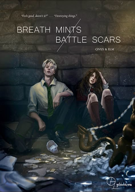 Scorpius And Rose, Draco And Hermione Fanfiction, Draco Malfoy Fanart, Breath Mints, Dramione Fan Art, Lucky Blue Smith, Draco And Hermione, Battle Scars, Harry Potter Artwork