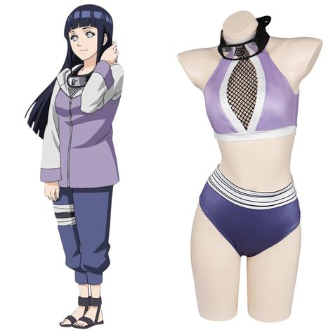 Naruto Clothing, Swimsuit Cosplay, Naruto Hinata, Naruto Cosplay, Naruto And Hinata, Halloween Carnival, Hinata Hyuga, Swimwear Outfit, Cosplay Outfits