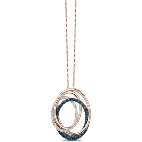 Effy Jewelry Effy Bella Bleu 14K Rose Gold Blue and White Diamond... ($995) ❤ liked on Polyvore featuring jewelry, pendants, diamond, diamond pendant, 14k pendant, rose gold pendant, 14 karat gold pendants and rose gold diamond pendant Skull Jewelry Women, Tiffany And Co Necklace, Stay Hungry, Diamond Pendant Sets, Rose Gold Pendant, White Gold Necklaces, Sweet Valentine, Gold Necklace Women, Viking Jewelry