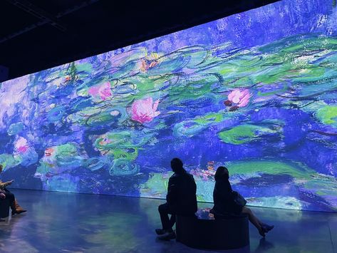 Claude Monet Exhibition, Monet Experience, Cloud Monet, Waterlilies Monet, Monet Exhibition, 2024 Manifestation, Monet Art, Monet Paintings, Art Study