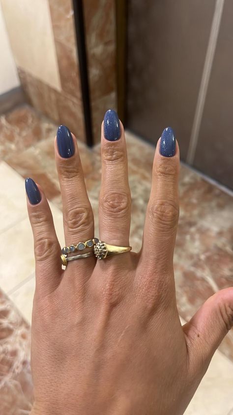 Denim Blue Nail Polish, Denim Chrome Nails, Dusk Blue Nails, Blue Denim Nails, Jean Blue Nails, Dark Blue Nails Glitter, Denim Blue Nails, Dusty Blue Nails, Char Board