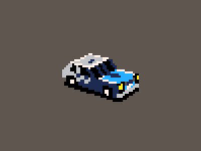 Miguel Sánchez (PixelArtM) | Dribbble Low Pixel Art, Car Pixel Art, Pixel Assets, Low Poly Car, Car Animation, Pixels Art, Car Game, Poly Art, Ascii Art