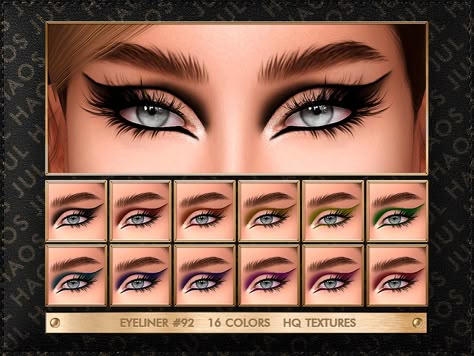 Sims 4 Cc Women Eyeliner, Ts4 Eyeliner, The Sims 4 Cc Lashes, Sims 4 Cc Makeup Eyeliner, Sims 4 Cc Makeup Eyeshadow, Mods Sims 4, Sims 4 Cc Eyes, Die Sims 4, The Sims 4 Skin