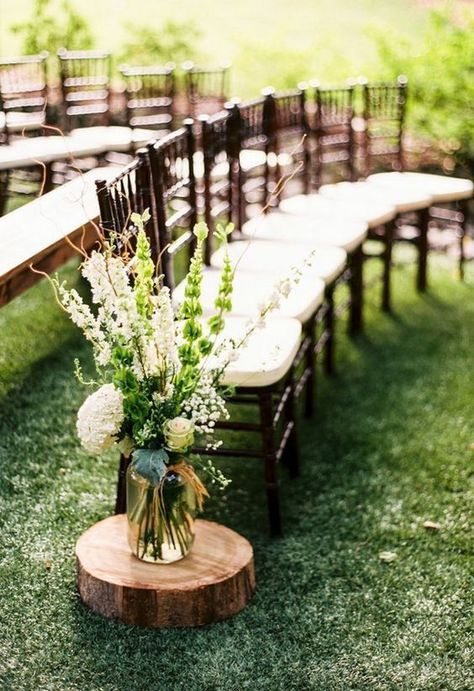 Wedding Aisle Outdoor, Wedding Isles, Trending Wedding, Wedding Aisle Decorations, White Wedding Flowers, Outdoor Wedding Decorations, September Wedding, Aisle Decor, Wedding Aisle