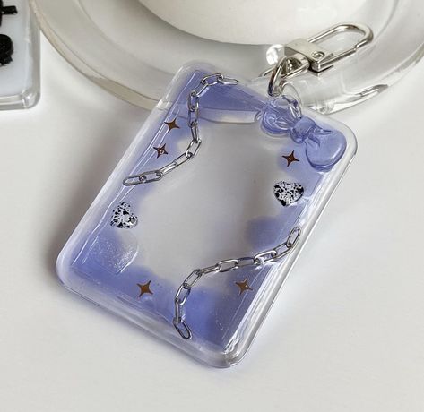 Resin Toploader, Kpop Resin, Photocard Keychain, Deco Toploader, Pc Decoration, Kpop Iphone Wallpaper, Resin Crafts Tutorial, Resin Jewelry Diy, Frame Card