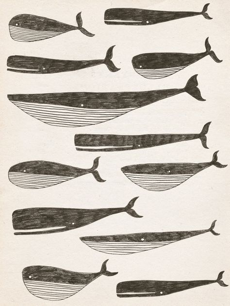 Whalies by Matt Johnson Whale Linocut, Linocut Prints Ideas Simple, Linocut Prints Simple, Linocut Art Simple, Linocut Ideas, Gothic Tattoos, Yakuza Tattoo, Whale Tattoos, Linocut Printmaking