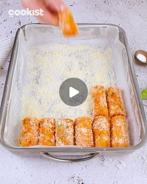 Parmesan Carrots, Carrots Glazed, Cookist Wow, Glazed Carrots, Veggie Dishes, Vegetable Side Dishes, Vegetable Dishes, Quick Recipes, Veggie Recipes