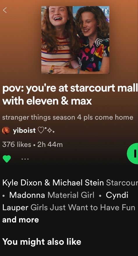 Omg this spotify playlist is awesome, if you are an 80’s or stranger things fan, definetly listen to it!!!! Themed Playlist Covers, Stranger Things Playlist, Madonna Material Girl, Playlist Covers, Stranger Things Season, Spotify Playlist, Material Girls, Madonna, Stranger Things