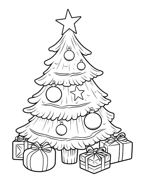 Five Christmas coloring sheets for instant download.  Original designs by DC Williams, adapted from AI generated art. Digital product, no physical coloring sheets will be sent. Print as many times as you like! Organizational use (Scouts, etc.) is always permitted, also as handouts in restaurants, etc. These are intended for younger children than most of our coloring products. Ask us about custom! Free Christmas Coloring Sheets, Merry Christmas Drawing, Crismas Tree, Merry Christmas Coloring Pages, Christmas Tree Pictures, Christmas Tree With Presents, Christmas Coloring Sheets, Printable Christmas Coloring Pages, Christmas Tree Coloring Page