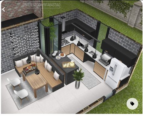 Modern Kitchen Design Sims 4, Sims 3 Decorating Ideas, Sims 4 Kitchen And Dining Room, Sims 3 Inspiration, Sims Kitchen Ideas Modern, Sims Freeplay Interior Design, Sims 4 Kitchen Ideas Modern, Sims 4 Interior Design Ideas Kitchen, Sims House Ideas Freeplay