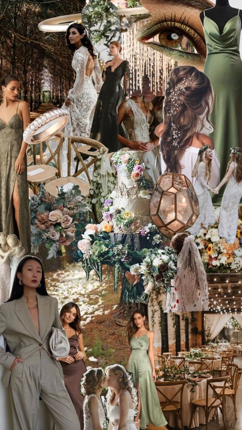 dream wedding <3 Fairytale Wedding Mood Board, Bachelorette Collage, Wedding Mood Board Collage, Christian Walker, Mood Board Collage, Whimsical Bride, Mermaid Collage Wallpaper, Board Collage, Wedding Collage