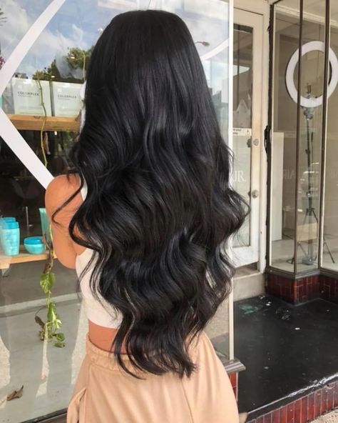 #fashion #blackhairstyles #blackhair #clothing #allaboutfashion Micro Bead Hair Extensions, Beaded Hair Extensions, Tape Hair Extensions, Black Wavy Hair, Fusion Hair Extensions, Mermaid Vibes, Jet Black Hair, Hair Up Or Down, Black Hair Extensions