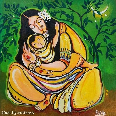 Unique Mother's Day Painting, Mother And Baby Paintings, Mother Day Special, Healing Woman, Mother And Child Drawing, Mother And Child Painting, Meaningful Paintings, Mother Painting, Canvas Art Painting Abstract