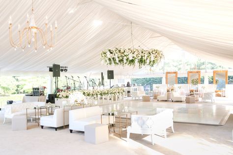 Crisp + Clean Love Story | White Door Events Tulle Ceiling, Drapery Wedding, Ceiling Drapery, Wedding Drapery, Wedding Arch Draping, Arch Draping, Outdoor Tent Wedding, Tent Wedding Reception, Wedding Draping