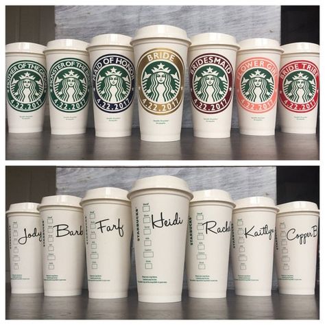 Bee Business, Starbucks Birthday Party, Starbucks Christmas Cups, Starbucks Coffee Cups, Starbucks Birthday, Starbucks Tumbler Cup, Shark Themed Birthday Party, Starbucks Diy, Personalized Coffee Cup