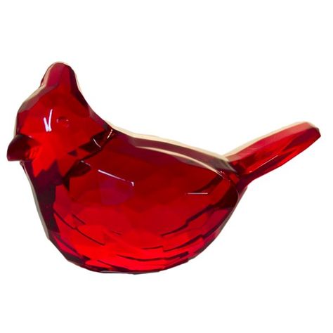 Crystal Expressions Acrylic 2.5 Inch Red Cardinal Figurine - Walmart.com Mantle Shelf, Buy Crystals, Red Cardinal, Collectible Cards, Decor Display, Shelf Sitter, Sympathy Gifts, Christmas Gnome, Acrylic Material