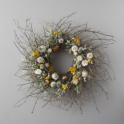 Cotton wreath diy