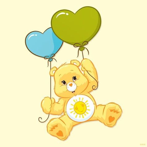 Yellow Care Bear, Care Bears Birthday Party, Funshine Bear, Care Bears Cousins, Halloween Wallpaper Cute, Kids Background, Forever Friends, Disney Concept Art, Cute Dog Pictures