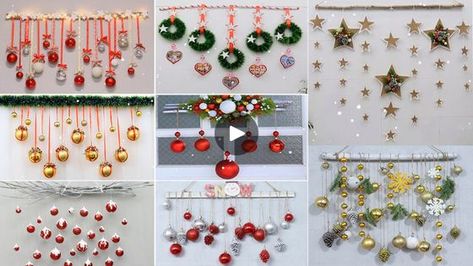 Christmas Wall Decor Ideas, Xmas Decorations Diy, Cone Crafts, Winter Decorating, Christmas Wall Hangings, Cones Crafts, Christmas Hanging Decorations, Pine Cone Crafts, Wall Decor Ideas