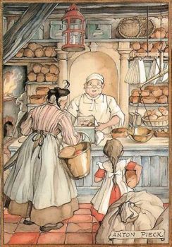 Anthony Browne, Anton Pieck, Watercolor Architecture, Image 3d, Dutch Painters, Art Pens, Dutch Artists, Snow Queen, Children's Book Illustration