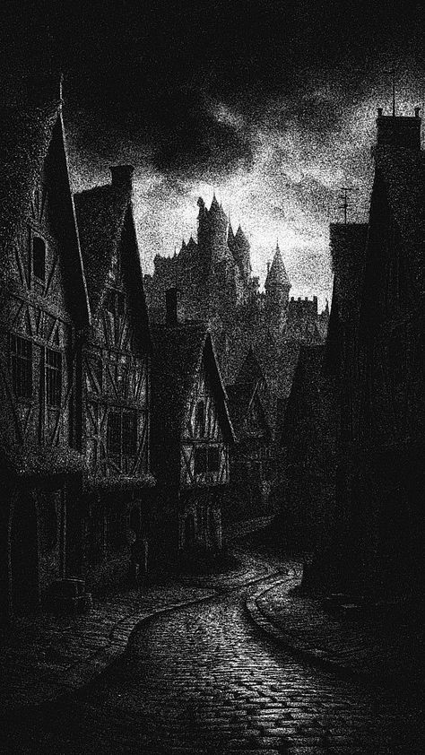 Existentialism Art, Dark Medieval, Medieval Painting, Medieval Tattoo, Gothic Medieval, Black Metal Art, Medieval Paintings, Dark Castle, Dark Fantasy Artwork