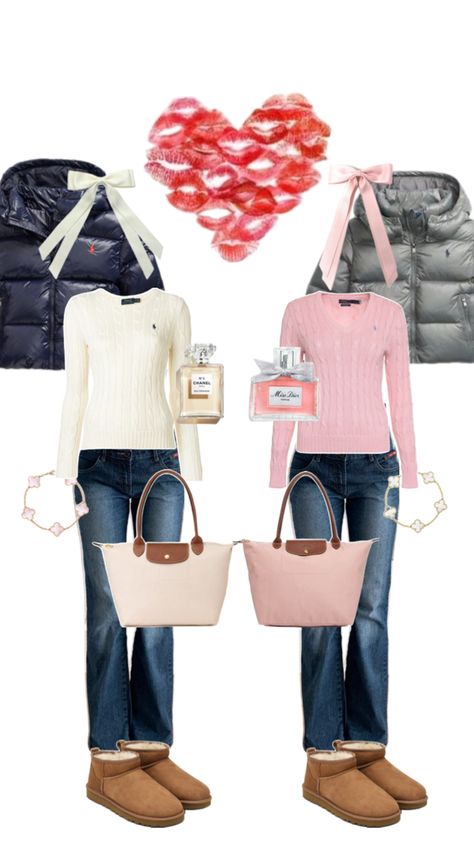 #outfit#matching#bestfriends Best Friend Aesthetic, Friend Aesthetic, Bestie Outfits, Matching Outfits Best Friend, Outfit Matching, Best Friends Aesthetic, Lots Of Love, Outfits Winter, Birthday Girl