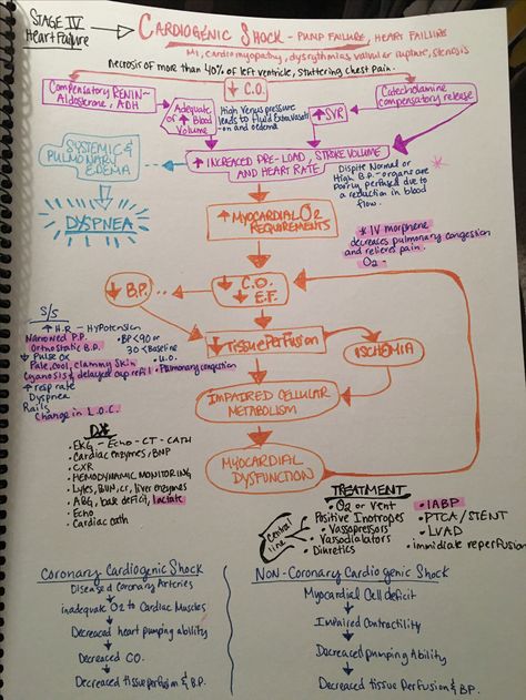 Cardiogenic shock Cardiogenic Shock Pathophysiology, Cardiogenic Shock Nursing, Cardiogenic Shock, Medical Assistant Student, Paramedic School, Nurse Study Notes, Design Tattoos, Nursing Student Tips, Surgical Nursing