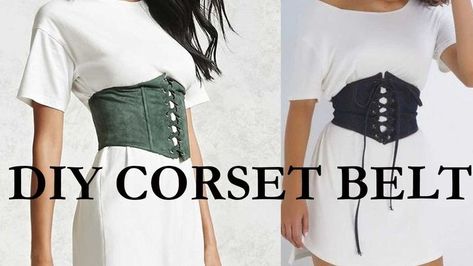 Pin on Sew Struck Corset Belt Diy, Diy Corset Belt, Diy Corset Pattern, Cinto Corset, Make A Corset, Corset Diy, How To Make A Corset, Corset Tutorial, Diy Corset