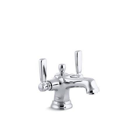 KOHLER Bancroft Bathroom Sink Faucet - 1-Handle - Polished Chrome Kohler Bancroft, Kohler Kitchen, Single Hole Bathroom Faucet, Antique Interior, Lavatory Faucet, Classic Metal, Kitchen Handles, Bathroom Faucet, Bathroom Sink Faucets