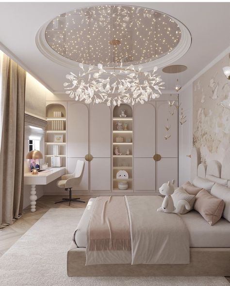 Luxury Kids Bedroom, Chandelier For Bedroom, Modern Kids Bedroom, Farmhouse Master, Kids Interior Room, Nordic Modern, Luxury Rooms, Room Makeover Bedroom, Kids Room Design