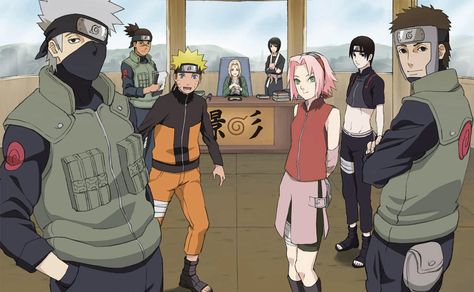 One of my favorite pictures from Naruto! (I'm so Sorry I couldn't fit Ikura and Kakashi! Pintrest wouldn't let me!) Naruto Sai, Kakashi Iruka, Team Kakashi, Magenta Roses, Yamato Naruto, Funny Naruto, Kakashi Hokage, Naruto Fanart, Boruto Characters