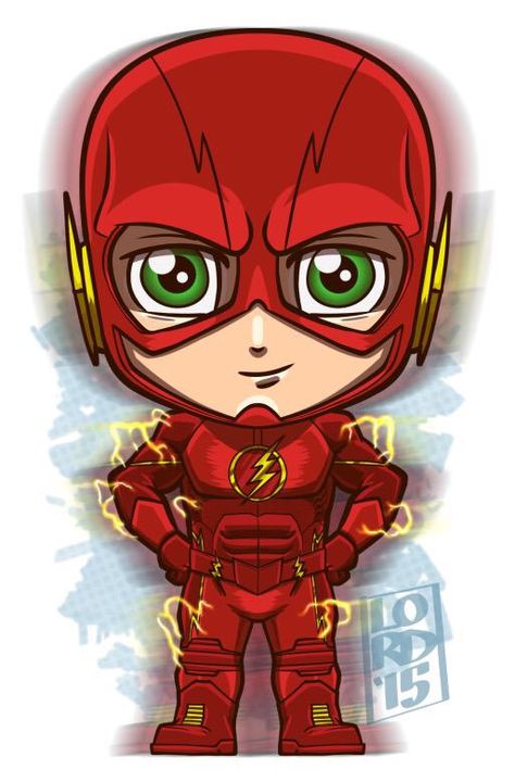 The Flash The Flash Cartoon, Chibi Superhero, Barry Allen The Flash, Lord Mesa Art, Chibi Marvel, The Flash Grant Gustin, Univers Dc, Supergirl And Flash, Barry Allen